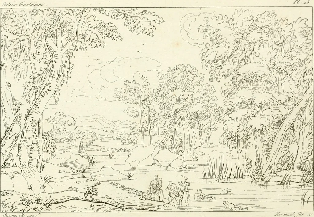 An illustration from Galerie Giustiniani; ou, Catalogue figuré des tableaux de cette célèbre Galerie, 1812, leaf 123