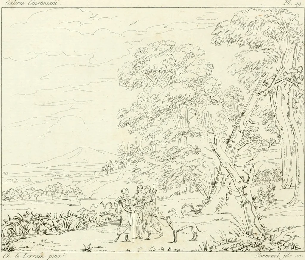 An illustration from Galerie Giustiniani; ou, Catalogue figuré des tableaux de cette célèbre Galerie, 1812, leaf 127