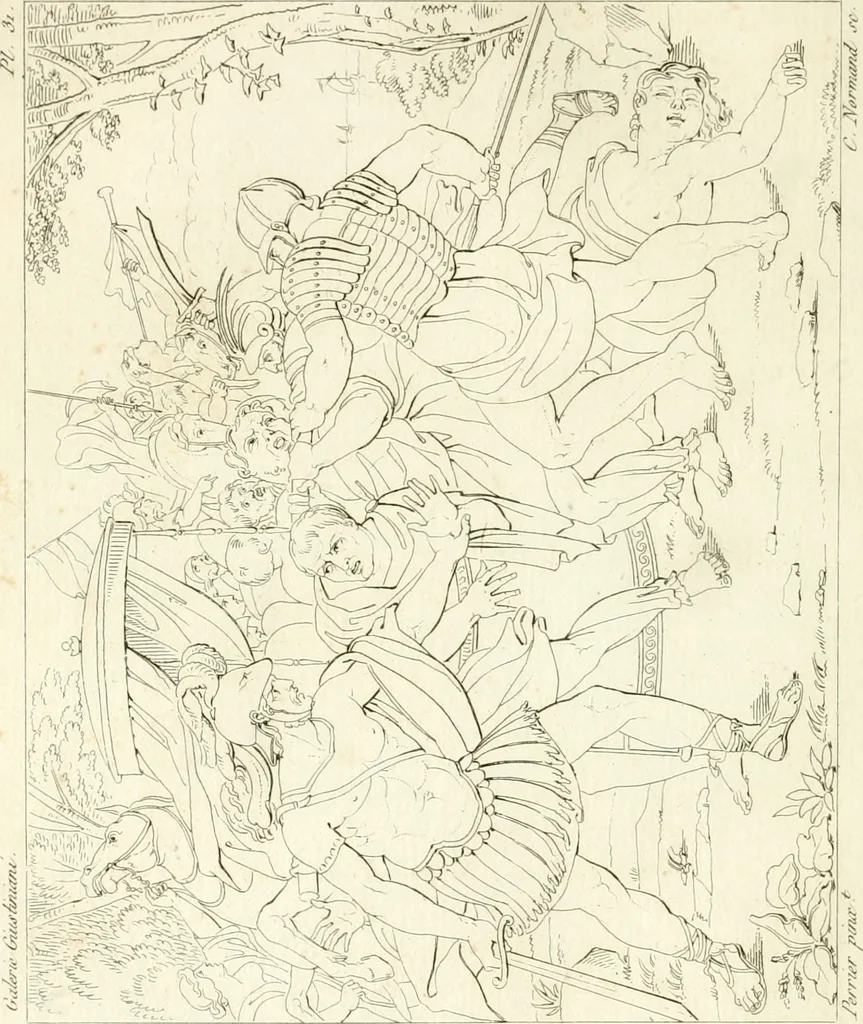 An illustration from Galerie Giustiniani; ou, Catalogue figuré des tableaux de cette célèbre Galerie, 1812, leaf 135