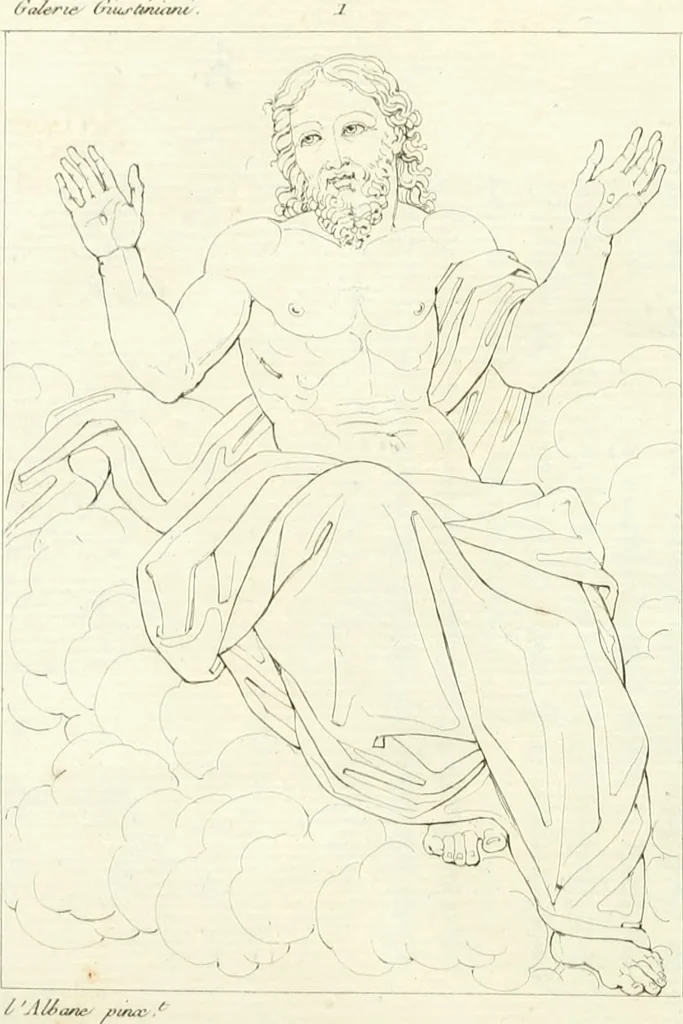 An illustration from Galerie Giustiniani; ou, Catalogue figuré des tableaux de cette célèbre Galerie, 1812, leaf 143