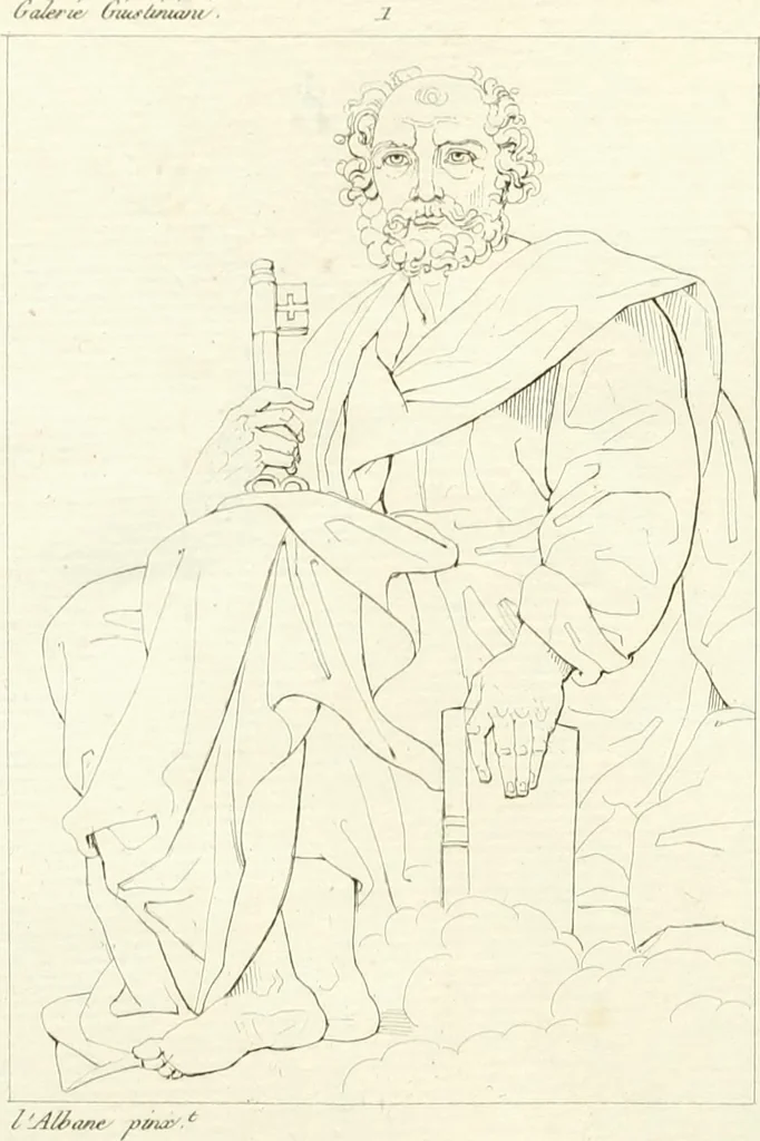 An illustration from Galerie Giustiniani; ou, Catalogue figuré des tableaux de cette célèbre Galerie, 1812, leaf 147