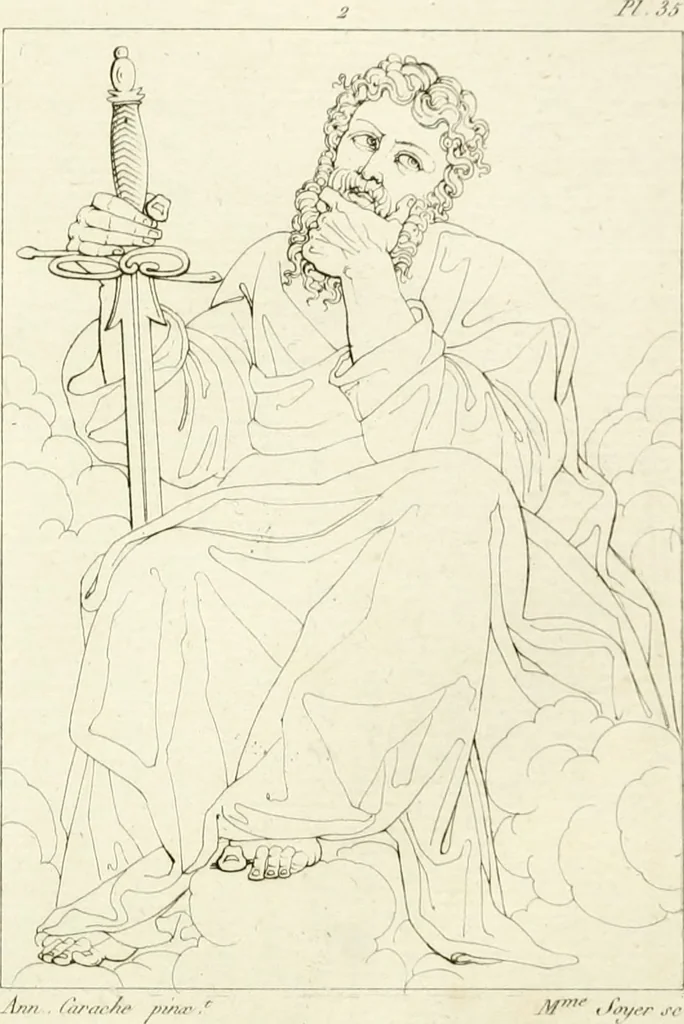 An illustration from Galerie Giustiniani; ou, Catalogue figuré des tableaux de cette célèbre Galerie, 1812, leaf 151