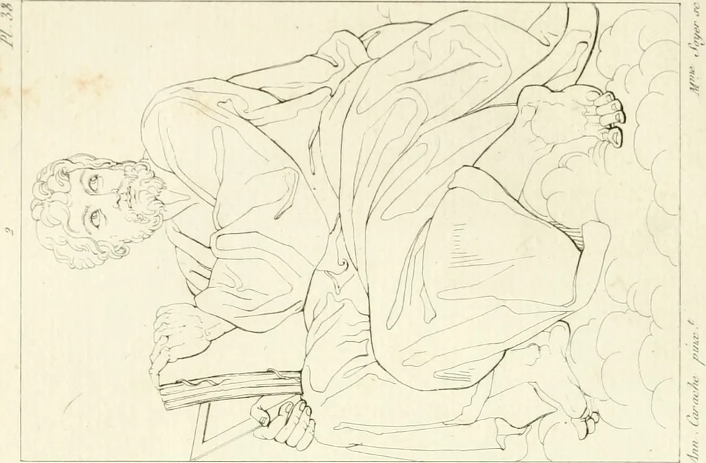 An illustration from Galerie Giustiniani; ou, Catalogue figuré des tableaux de cette célèbre Galerie, 1812, leaf 163