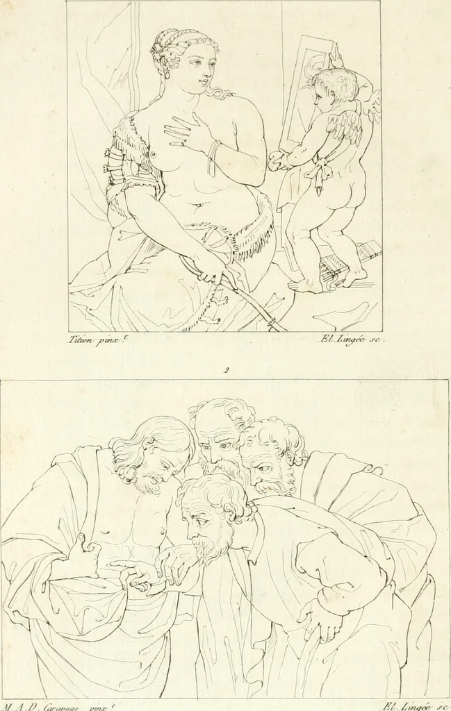An illustration from Galerie Giustiniani; ou, Catalogue figuré des tableaux de cette célèbre Galerie, 1812, leaf 187