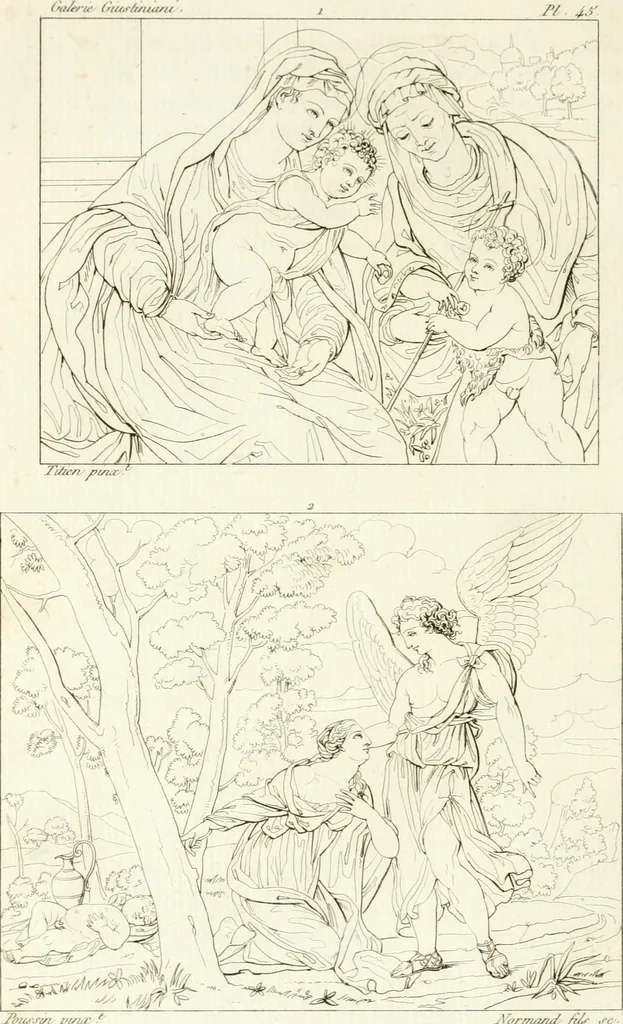 An illustration from Galerie Giustiniani; ou, Catalogue figuré des tableaux de cette célèbre Galerie, 1812, leaf 191