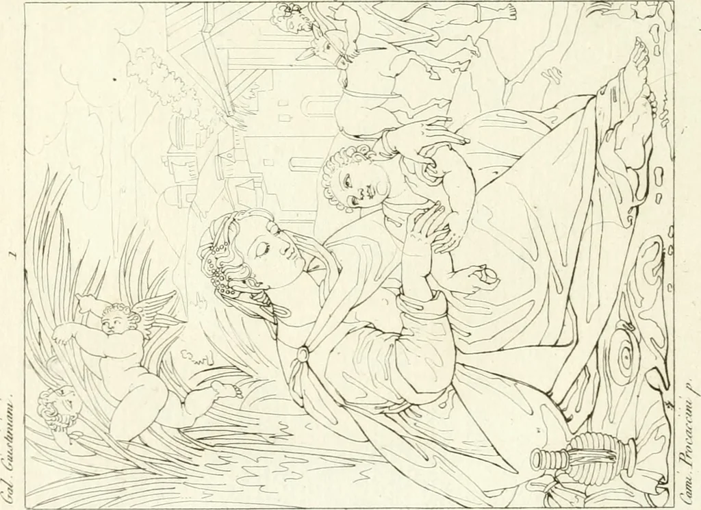 An illustration from Galerie Giustiniani; ou, Catalogue figuré des tableaux de cette célèbre Galerie, 1812, leaf 199