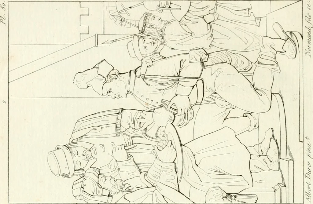 An illustration from Galerie Giustiniani; ou, Catalogue figuré des tableaux de cette célèbre Galerie, 1812, leaf 211