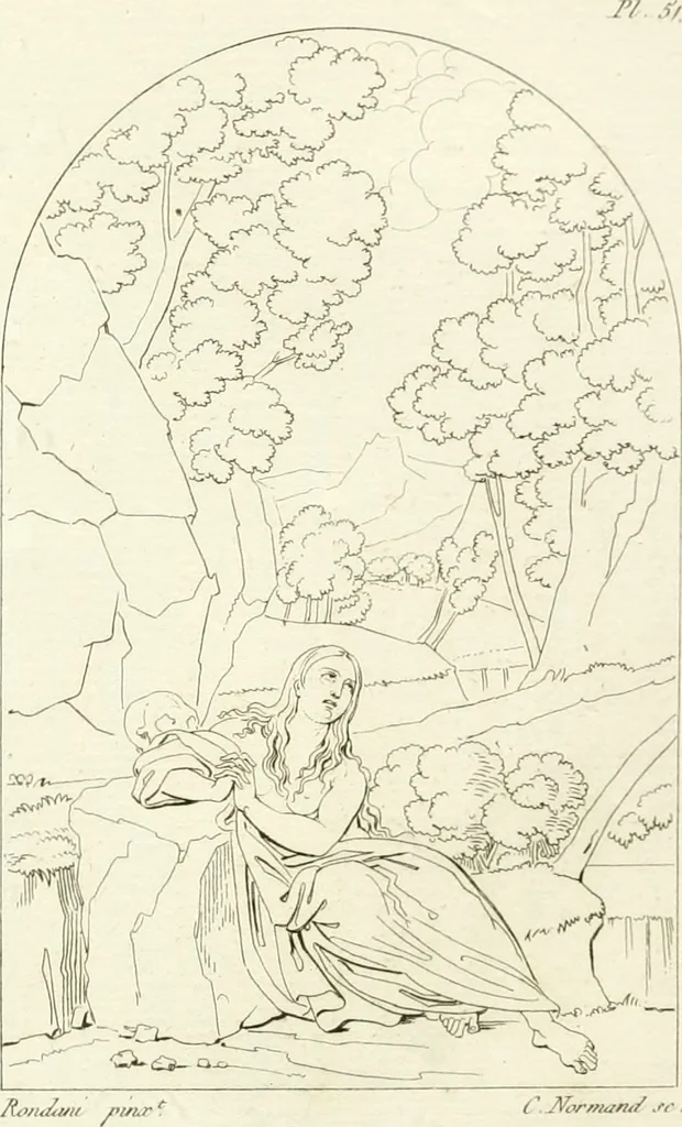 An illustration from Galerie Giustiniani; ou, Catalogue figuré des tableaux de cette célèbre Galerie, 1812, leaf 215