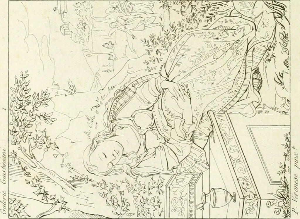 An illustration from Galerie Giustiniani; ou, Catalogue figuré des tableaux de cette célèbre Galerie, 1812, leaf 221