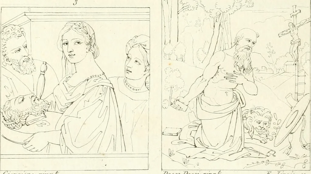 An illustration from Galerie Giustiniani; ou, Catalogue figuré des tableaux de cette célèbre Galerie, 1812, leaf 245