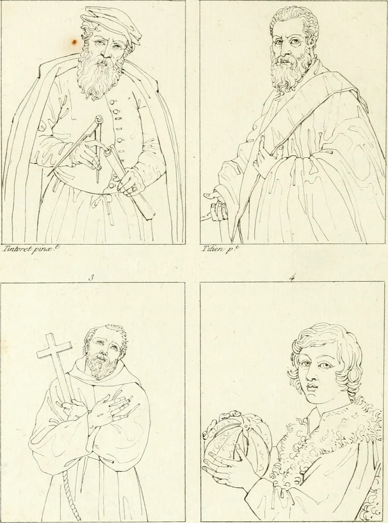 An illustration from Galerie Giustiniani; ou, Catalogue figuré des tableaux de cette célèbre Galerie, 1812, leaf 257