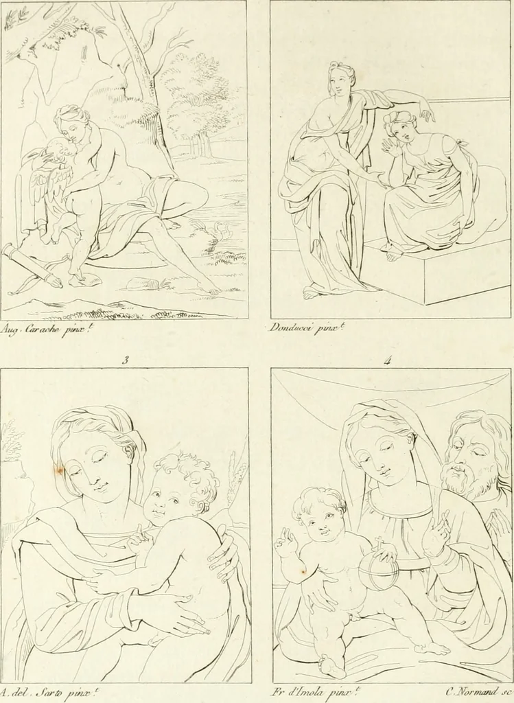 An illustration from Galerie Giustiniani; ou, Catalogue figuré des tableaux de cette célèbre Galerie, 1812, leaf 269
