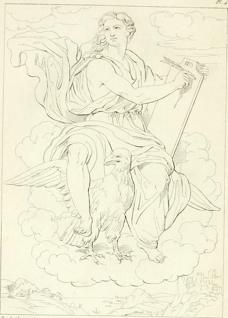 An illustration from Galerie Giustiniani; ou, Catalogue figuré des tableaux de cette célèbre Galerie, 1812, leaf 27