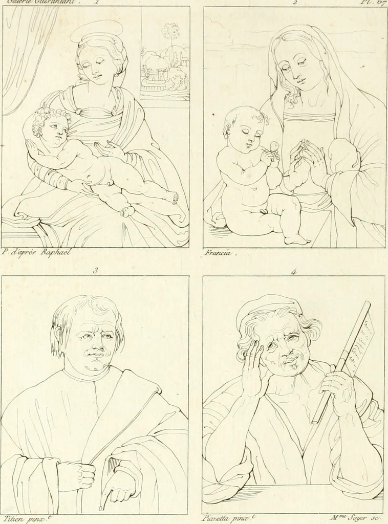 An illustration from Galerie Giustiniani; ou, Catalogue figuré des tableaux de cette célèbre Galerie, 1812, leaf 277