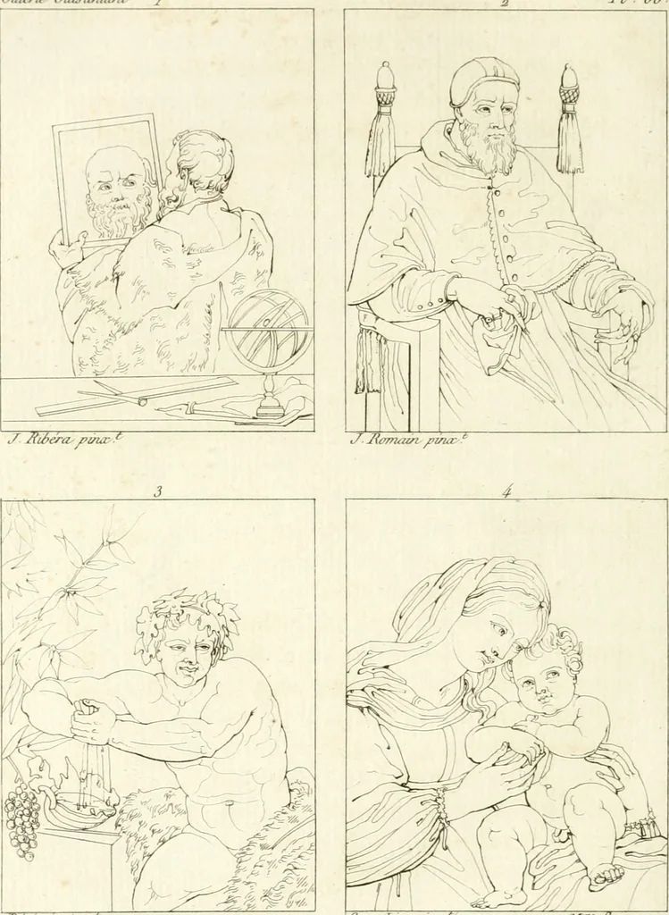An illustration from Galerie Giustiniani; ou, Catalogue figuré des tableaux de cette célèbre Galerie, 1812, leaf 281
