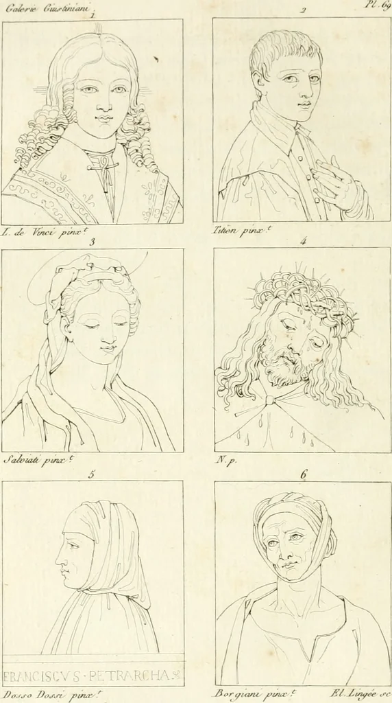 An illustration from Galerie Giustiniani; ou, Catalogue figuré des tableaux de cette célèbre Galerie, 1812, leaf 285