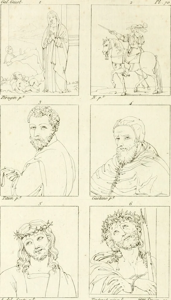 An illustration from Galerie Giustiniani; ou, Catalogue figuré des tableaux de cette célèbre Galerie, 1812, leaf 289