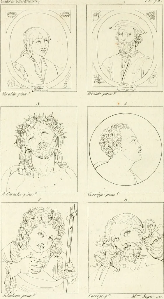 An illustration from Galerie Giustiniani; ou, Catalogue figuré des tableaux de cette célèbre Galerie, 1812, leaf 297