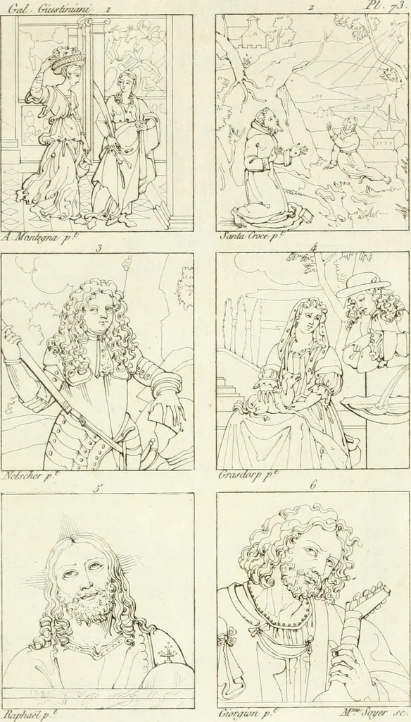 An illustration from Galerie Giustiniani; ou, Catalogue figuré des tableaux de cette célèbre Galerie, 1812, leaf 300