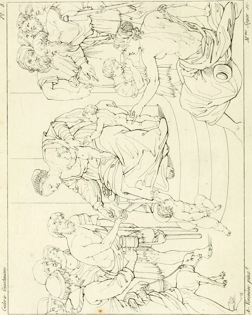 An illustration from Galerie Giustiniani; ou, Catalogue figuré des tableaux de cette célèbre Galerie, 1812, leaf 43