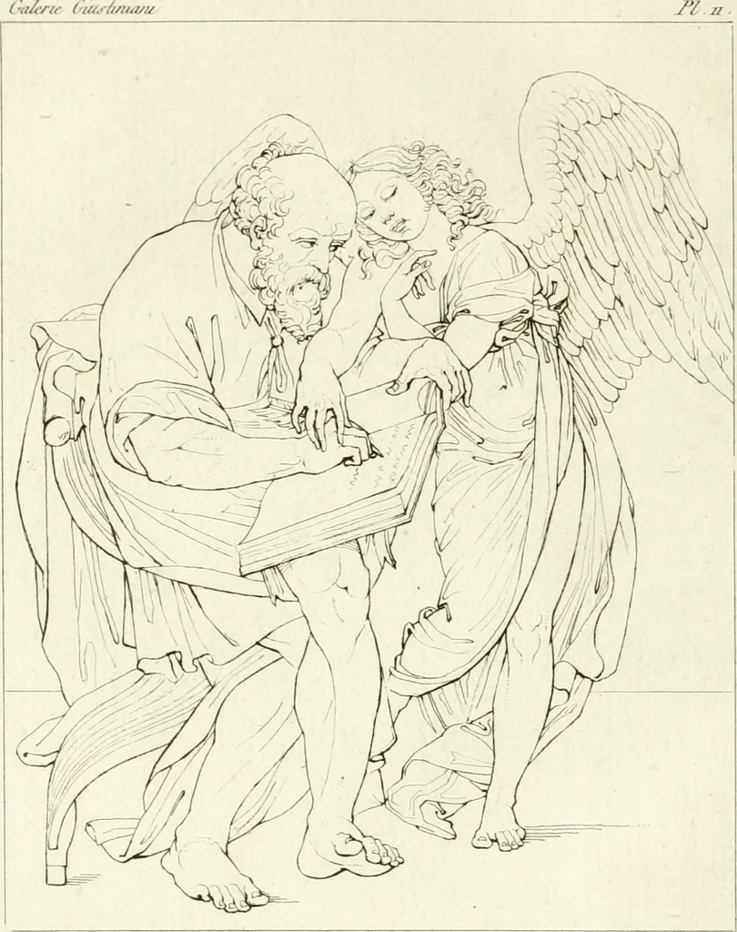 An illustration from Galerie Giustiniani; ou, Catalogue figuré des tableaux de cette célèbre Galerie, 1812, leaf 55