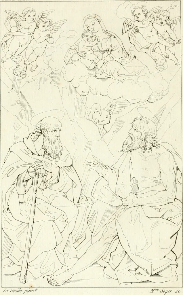 An illustration from Galerie Giustiniani; ou, Catalogue figuré des tableaux de cette célèbre Galerie, 1812, leaf 71