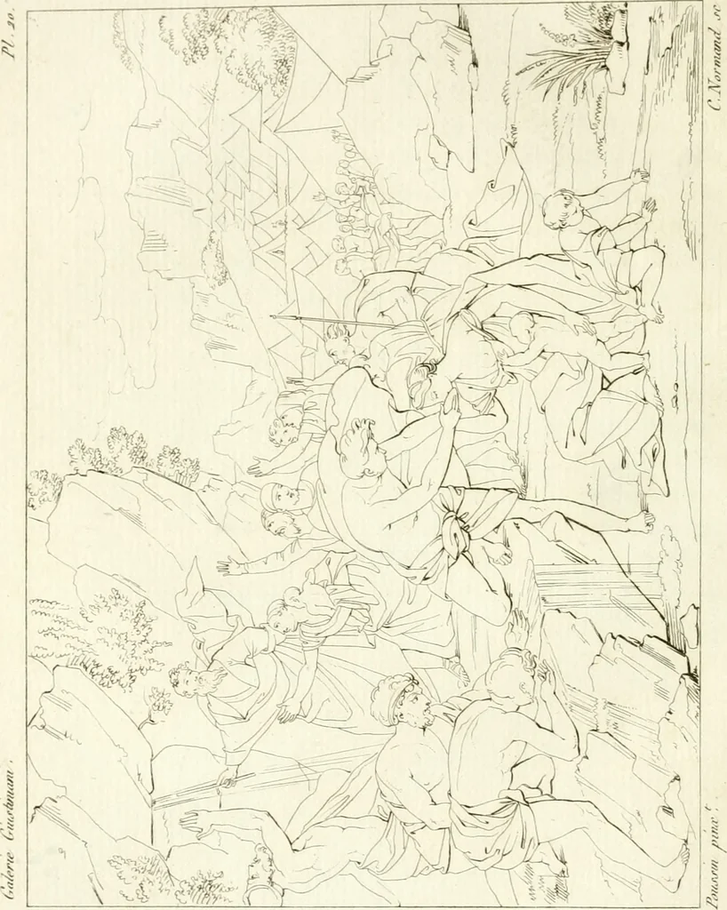 An illustration from Galerie Giustiniani; ou, Catalogue figuré des tableaux de cette célèbre Galerie, 1812, leaf 91