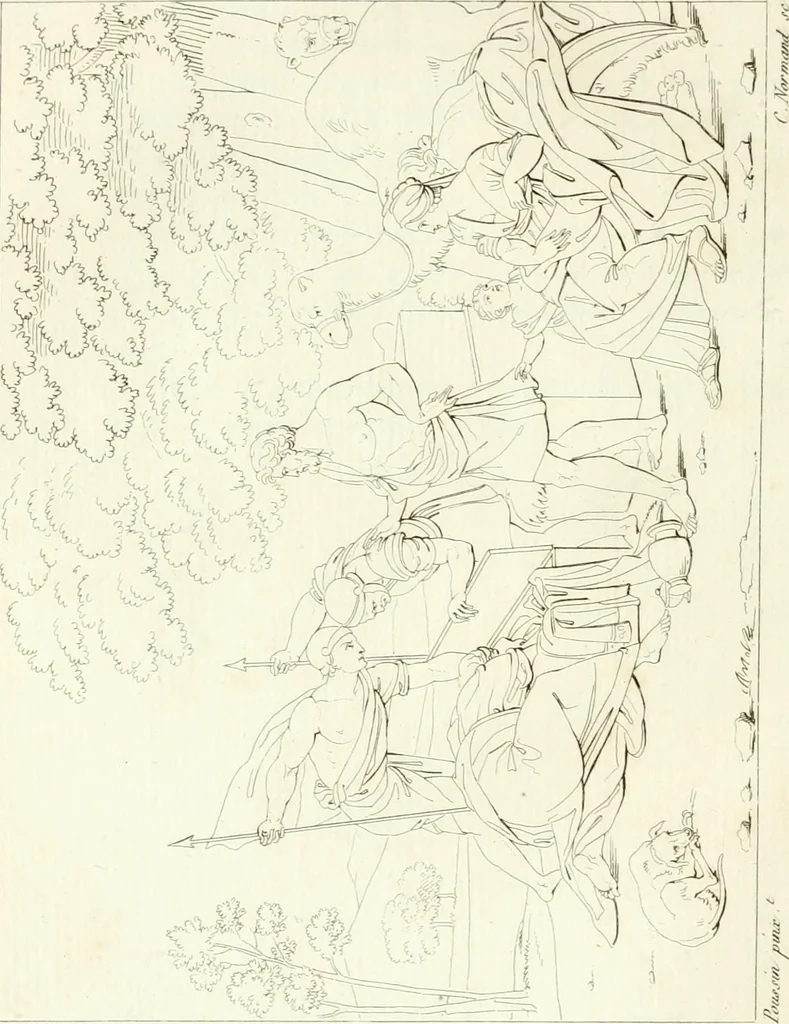 An illustration from Galerie Giustiniani; ou, Catalogue figuré des tableaux de cette célèbre Galerie, 1812, leaf 95