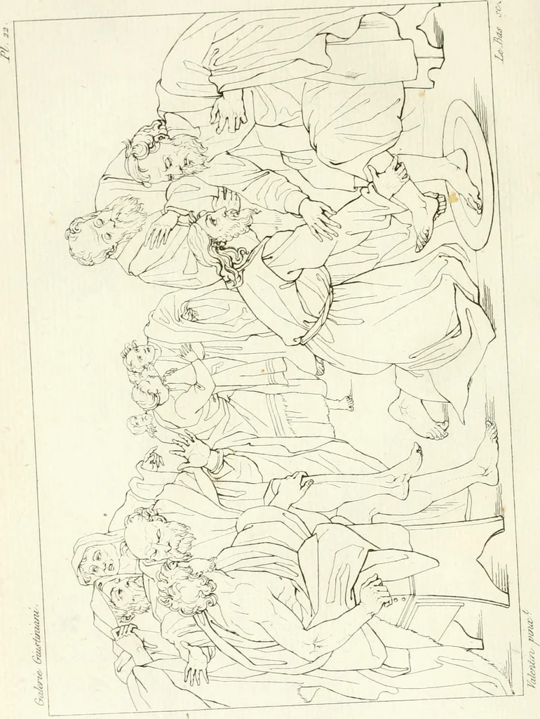 An illustration from Galerie Giustiniani; ou, Catalogue figuré des tableaux de cette célèbre Galerie, 1812, leaf 99