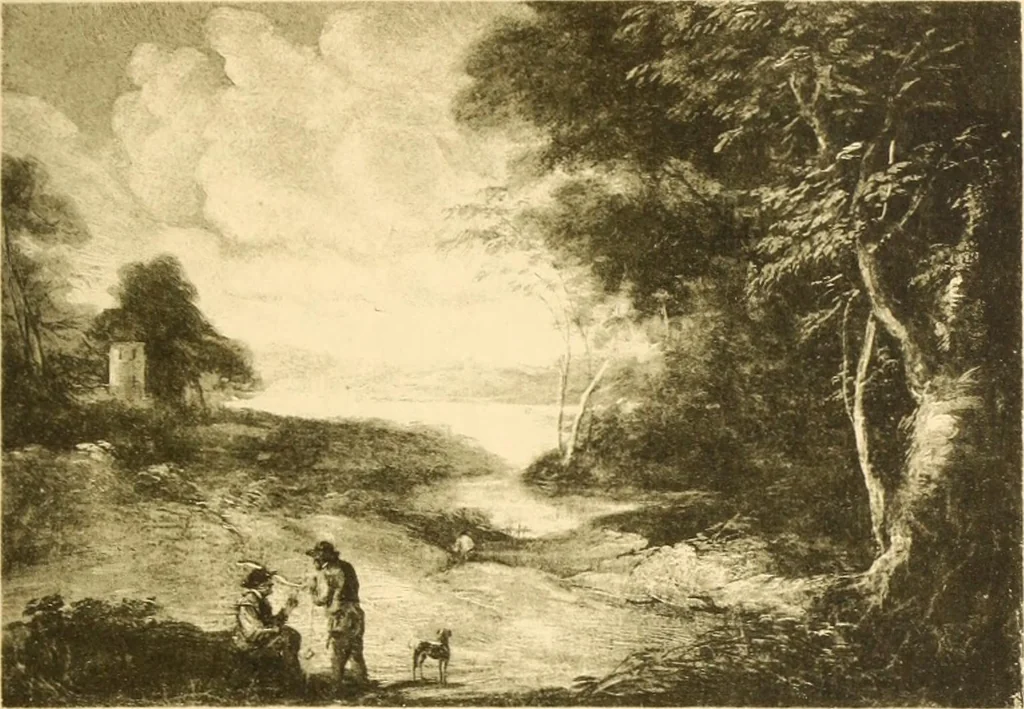 An illustration from Galerie Henneberg, Zürich ... : Auktion in München in der Galerie Helbing, 1903, leaf 32