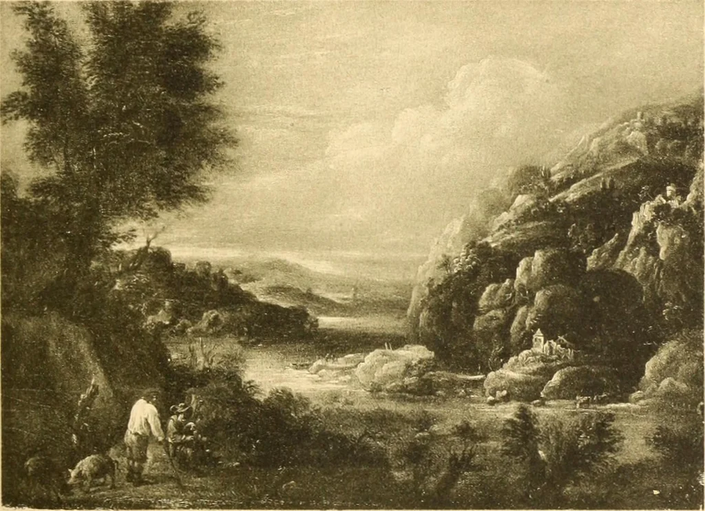 An illustration from Galerie Henneberg, Zürich ... : Auktion in München in der Galerie Helbing, 1903, leaf 32