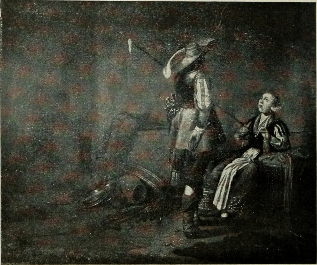 An illustration from Galerie v Rudolfin, 1913, leaf 121