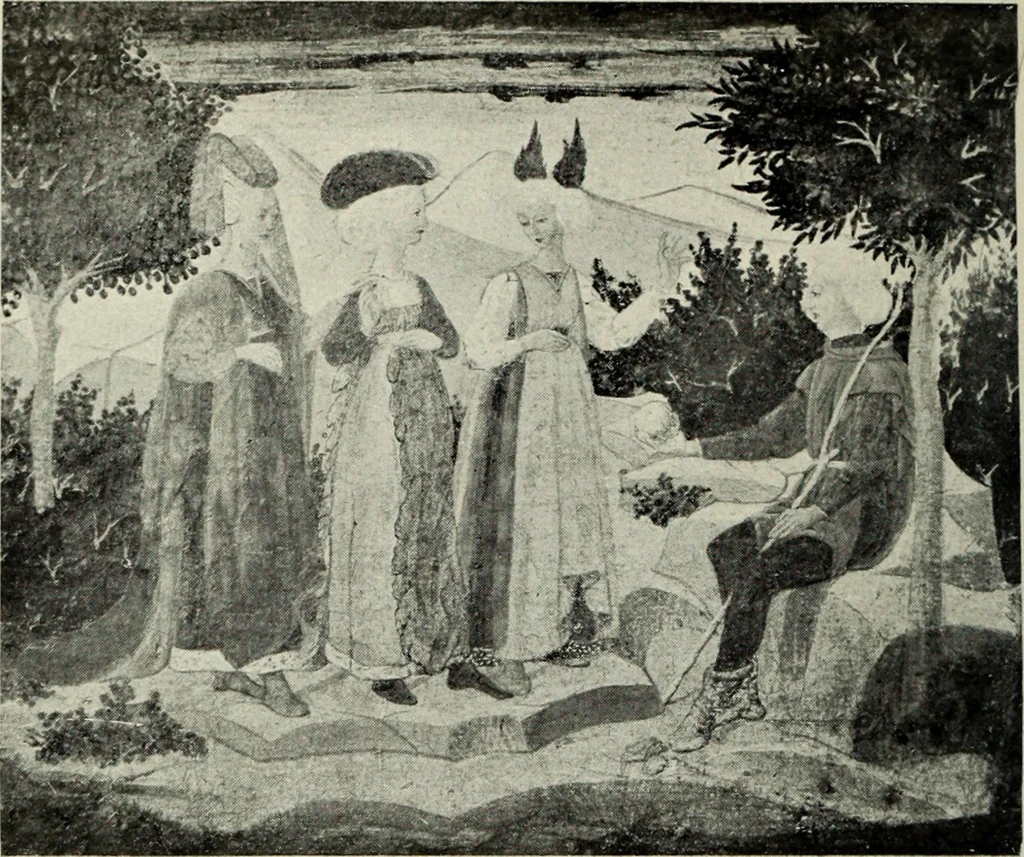 An illustration from Galerie v Rudolfin, 1913, leaf 135