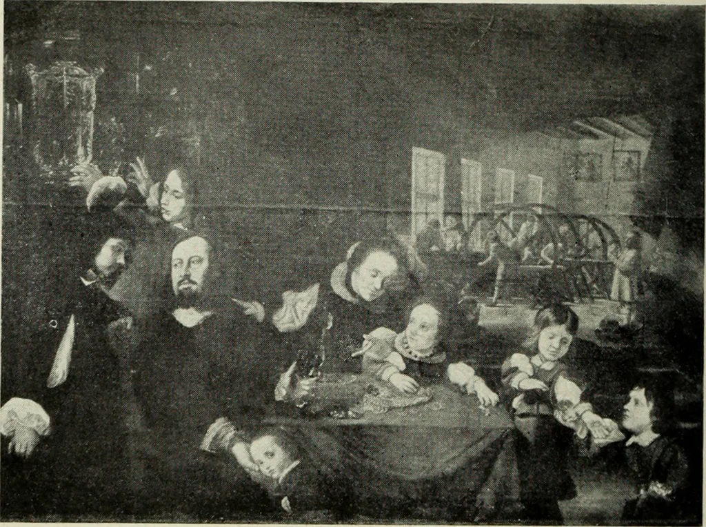 An illustration from Galerie v Rudolfin, 1913, leaf 143