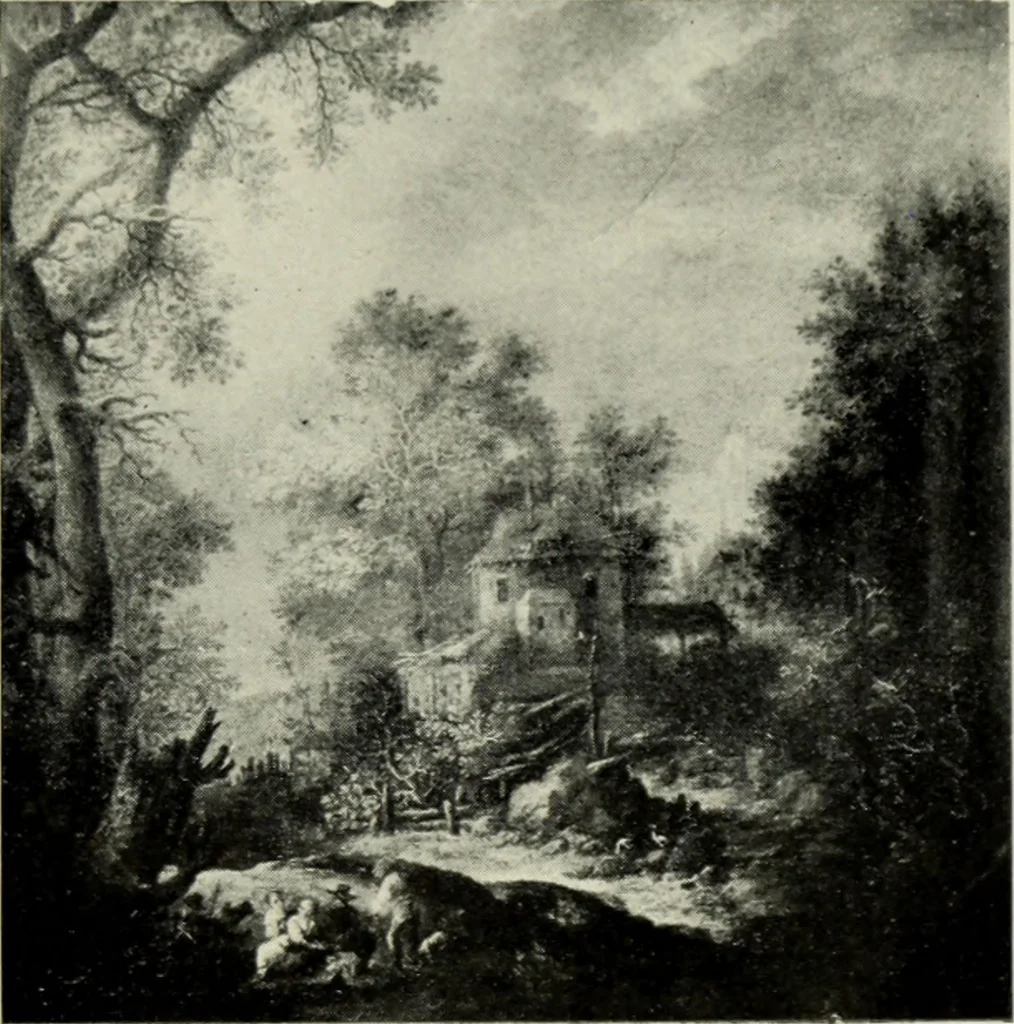 An illustration from Galerie v Rudolfin, 1913, leaf 148