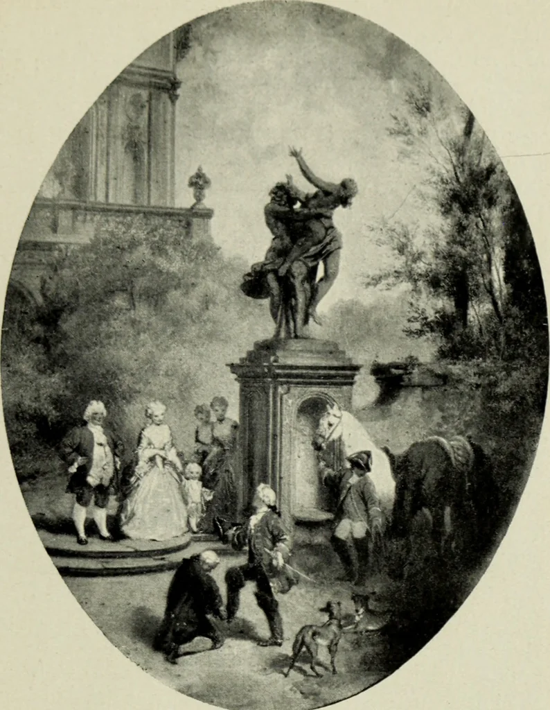 An illustration from Galerie v Rudolfin, 1913, leaf 168