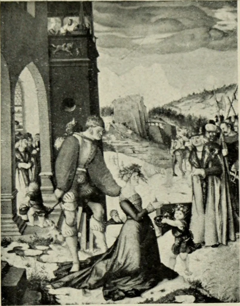 An illustration from Galerie v Rudolfin, 1913, leaf 58