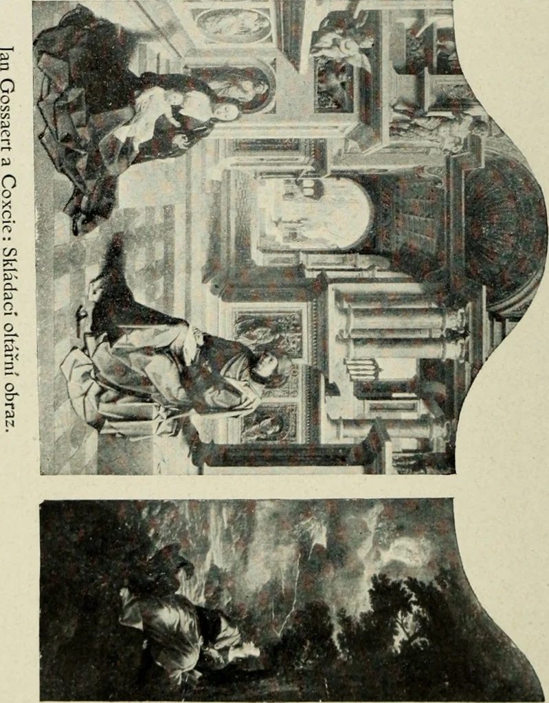 An illustration from Galerie v Rudolfin, 1913, leaf 65