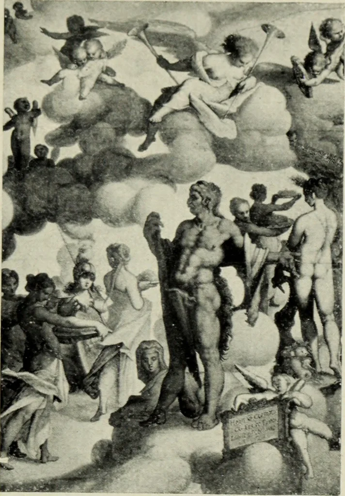 An illustration from Galerie v Rudolfin, 1913, leaf 68