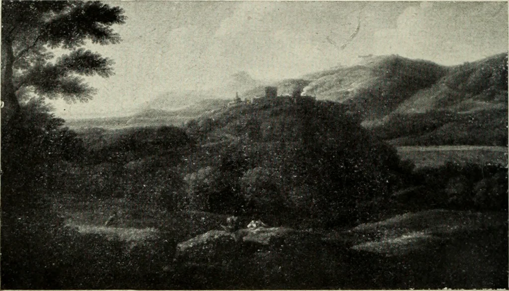 An illustration from Galerie v Rudolfin, 1913, leaf 77