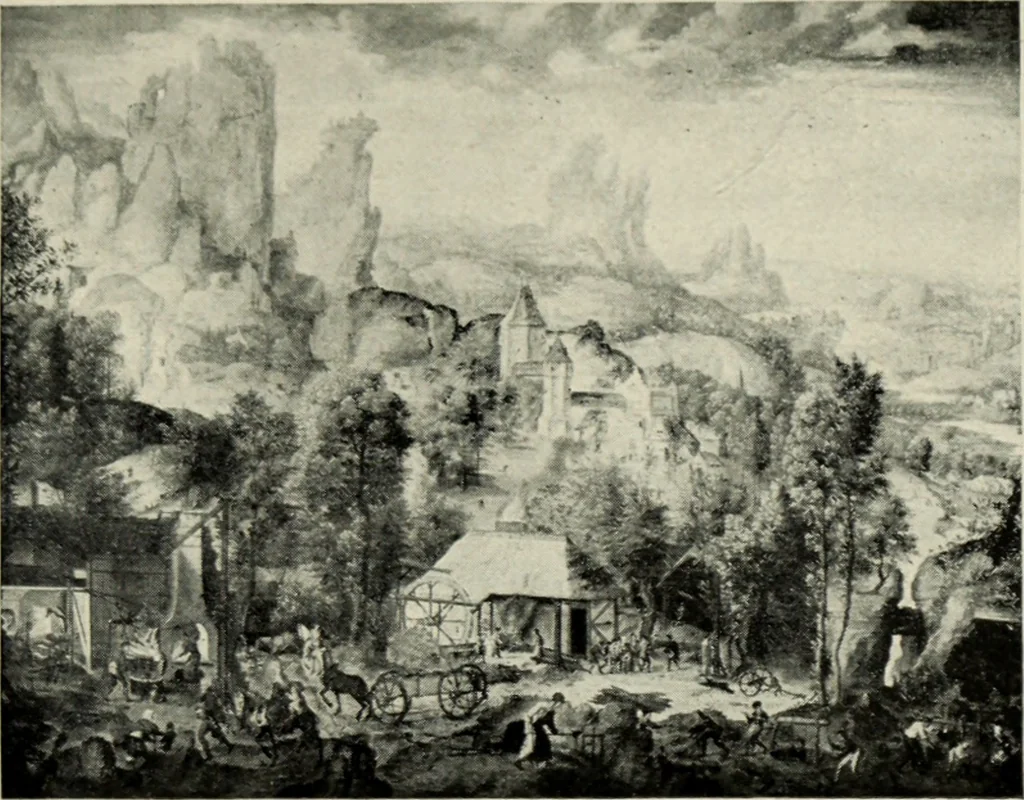 An illustration from Galerie v Rudolfin, 1913, leaf 84