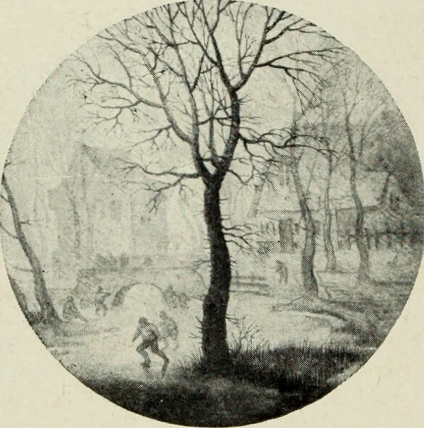 An illustration from Galerie v Rudolfin, 1913, leaf 87