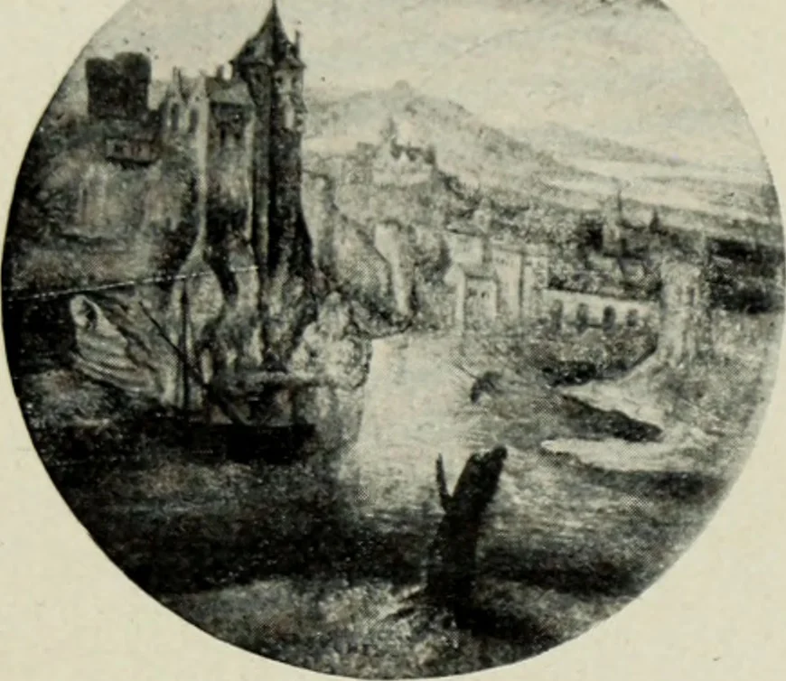 An illustration from Galerie v Rudolfin, 1913, leaf 88