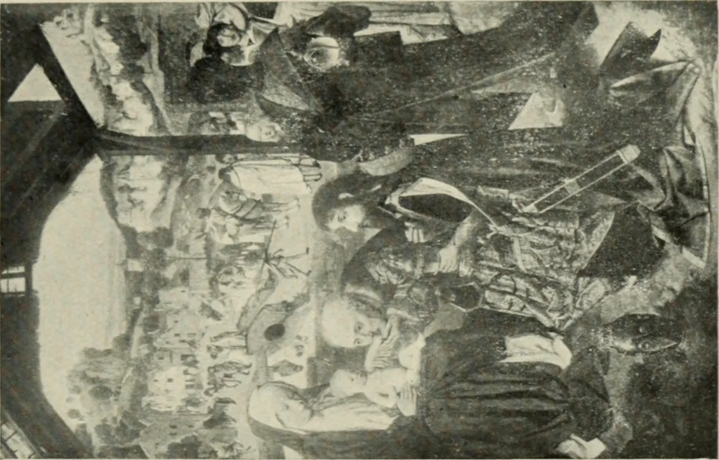 An illustration from Galerie v Rudolfin, 1913, leaf 96