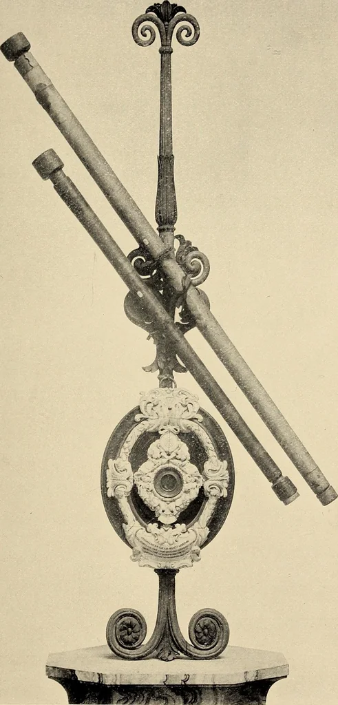 An illustration from Galileo, his life and work, 1903, leaf 135