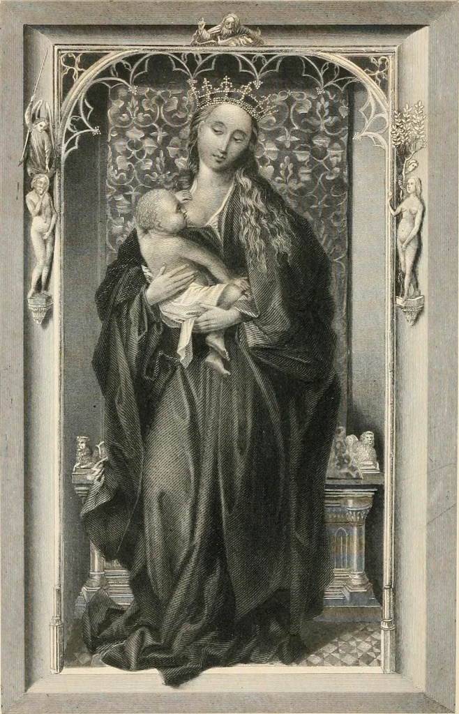 An illustration from The galleries of Vienna; a selection of engravings after the most celebrated pictures in the Imperial gallery of the Belvedere, and from other renowned collections in Vienna. With descriptive text, 1867, leaf 100