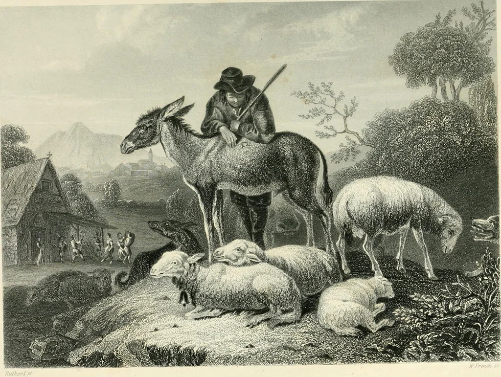 An illustration from The galleries of Vienna; a selection of engravings after the most celebrated pictures in the Imperial gallery of the Belvedere, and from other renowned collections in Vienna. With descriptive text, 1867, leaf 125