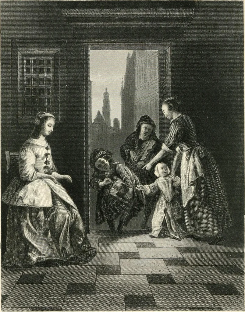 An illustration from The galleries of Vienna; a selection of engravings after the most celebrated pictures in the Imperial gallery of the Belvedere, and from other renowned collections in Vienna. With descriptive text, 1867, leaf 186