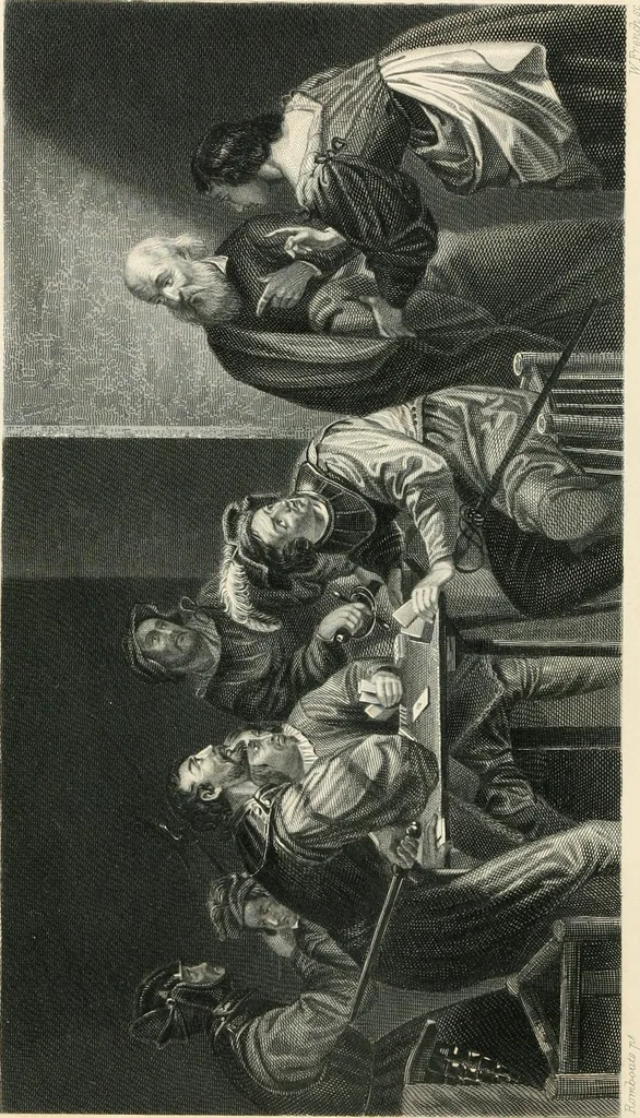 An illustration from The galleries of Vienna; a selection of engravings after the most celebrated pictures in the Imperial gallery of the Belvedere, and from other renowned collections in Vienna. With descriptive text, 1867, leaf 204