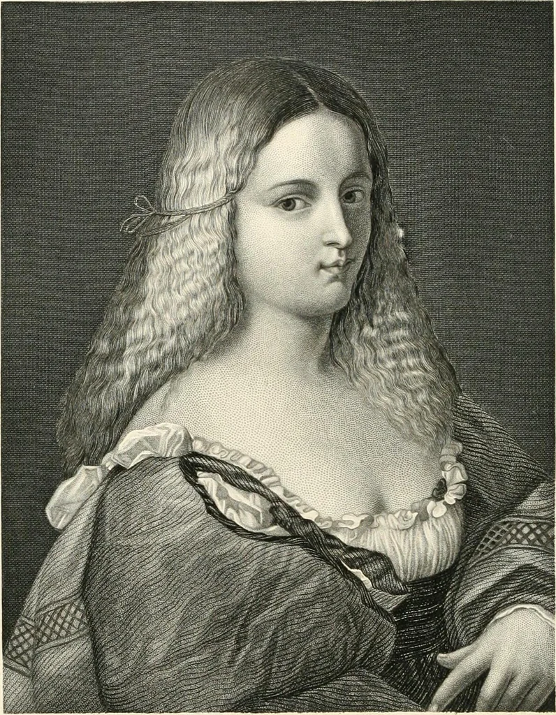 An illustration from The galleries of Vienna; a selection of engravings after the most celebrated pictures in the Imperial gallery of the Belvedere, and from other renowned collections in Vienna. With descriptive text, 1867, leaf 214